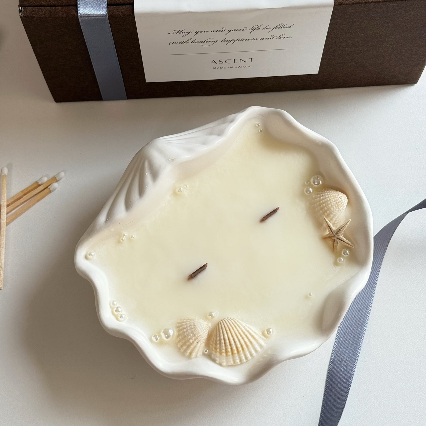 Sea Art Candle - Shell(L)