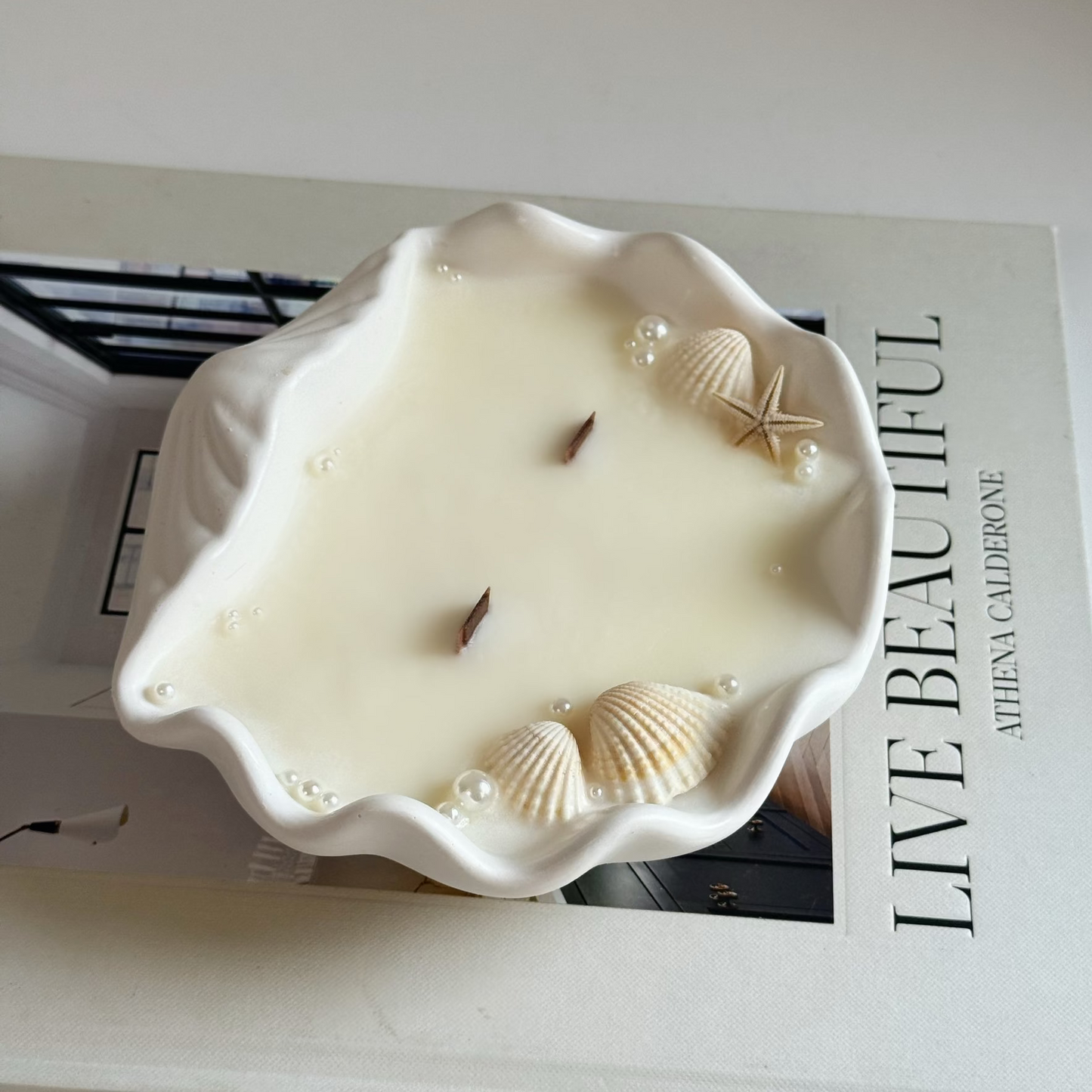 Sea Art Candle - Shell(L)